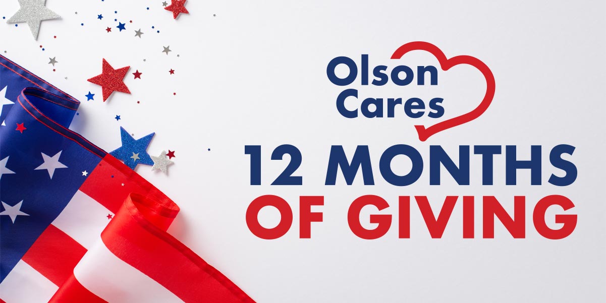 Olson Cares Logo