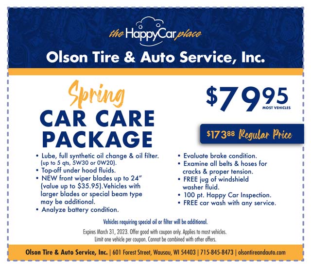 Spring Car Package MARCH 